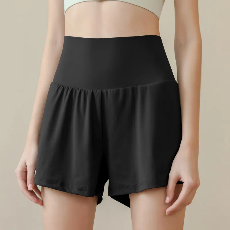 Back Pocket Plus Side Hidden Pocket 2-in-1 Gym Shorts